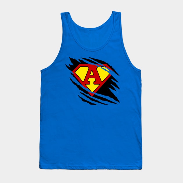 Super A Claw Slash Tank Top by NextLevelDesignz